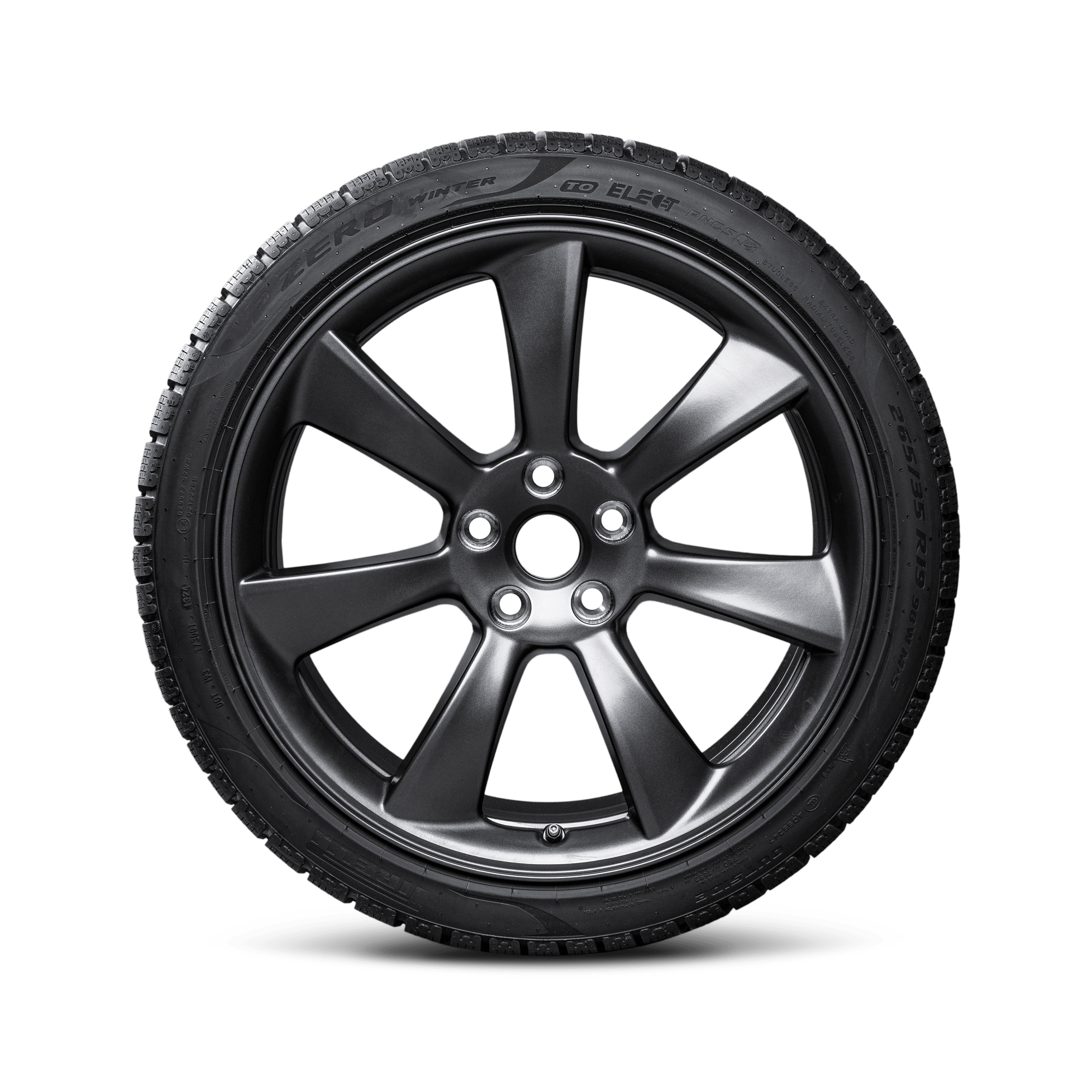 Pakke med 19" Performancefælge og vinterdæk til Model 3