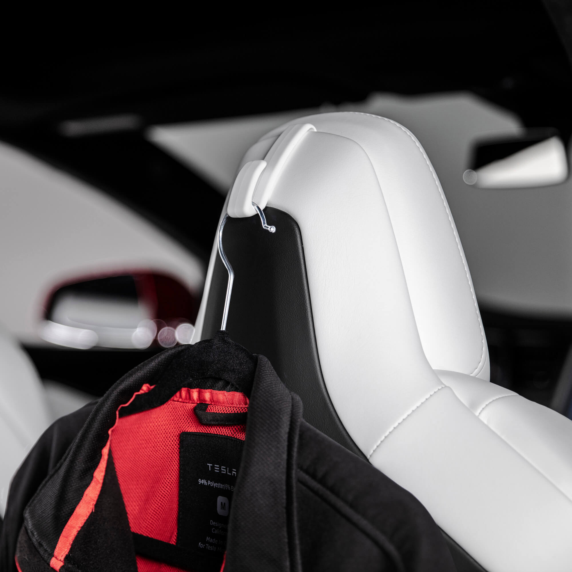 2x,Car Seat Back Coat Hook Clothes Hanger Holder 2.5 kg fit for Tesla Model S X 