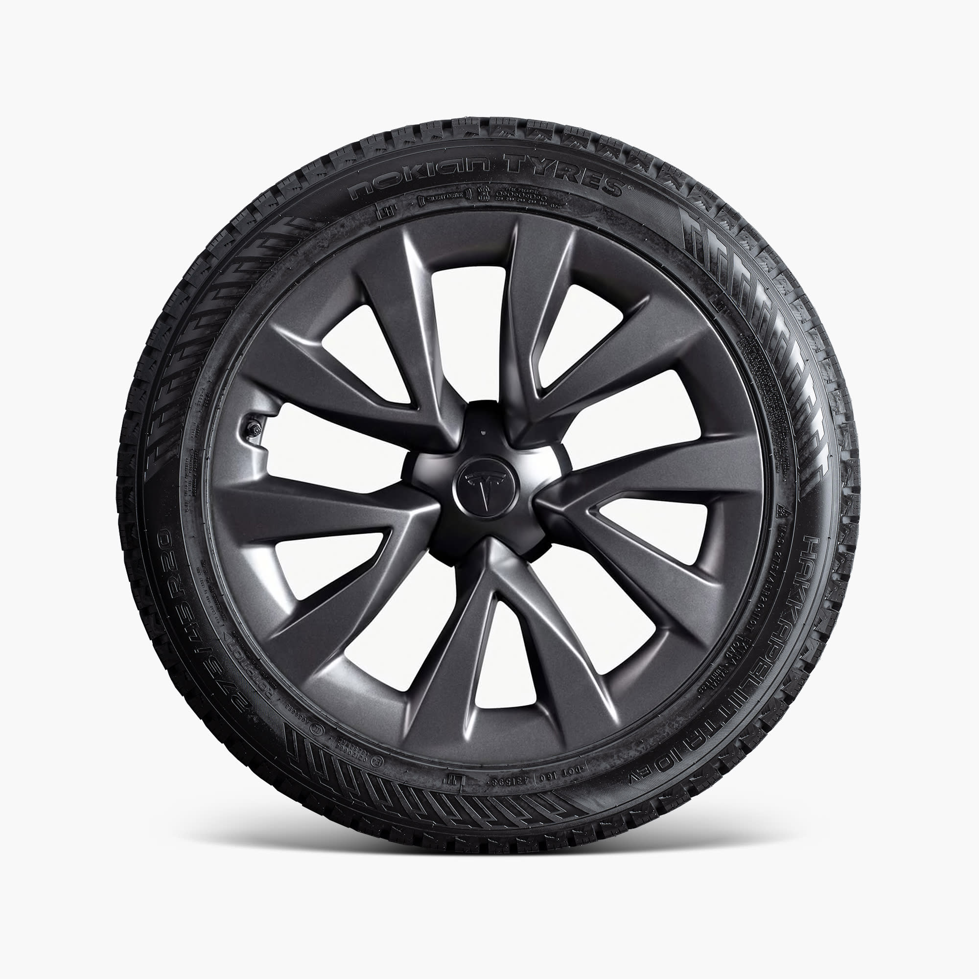 Model X:n 20" Cyberstream-vanteet ja Nokian nastarengaspaketti