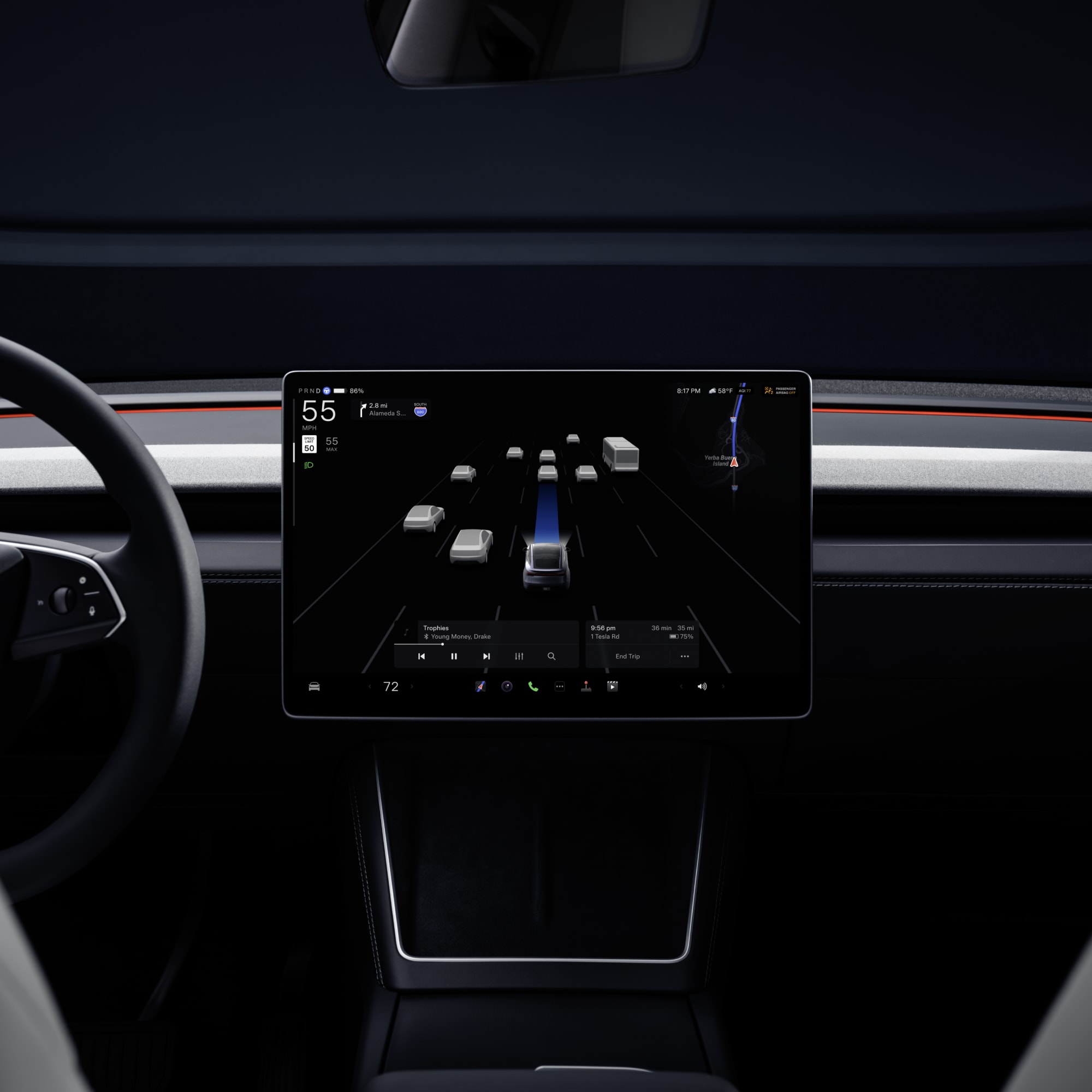 One Month Full Self-Driving (Supervised) Gift Card