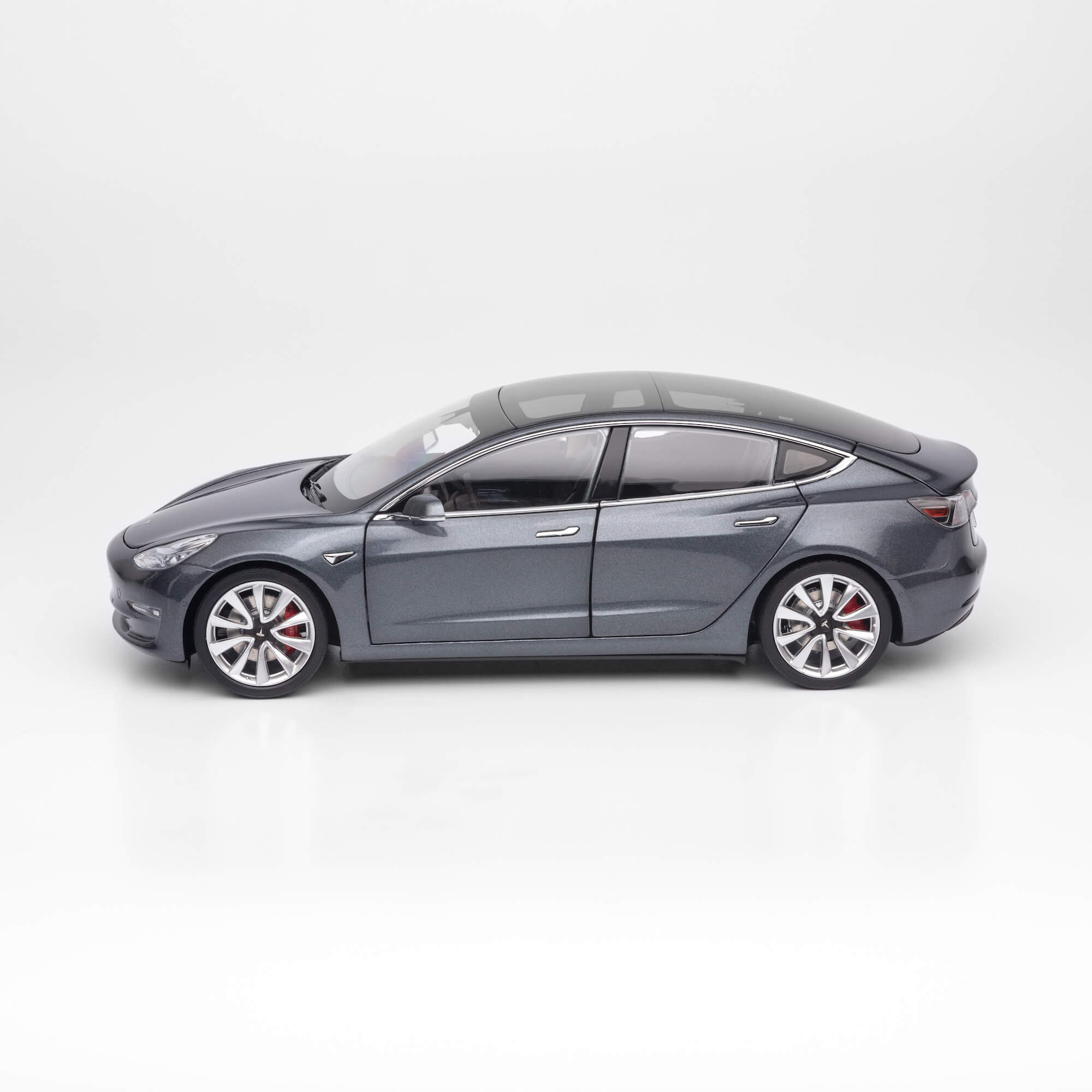 tesla model 3 toy car white