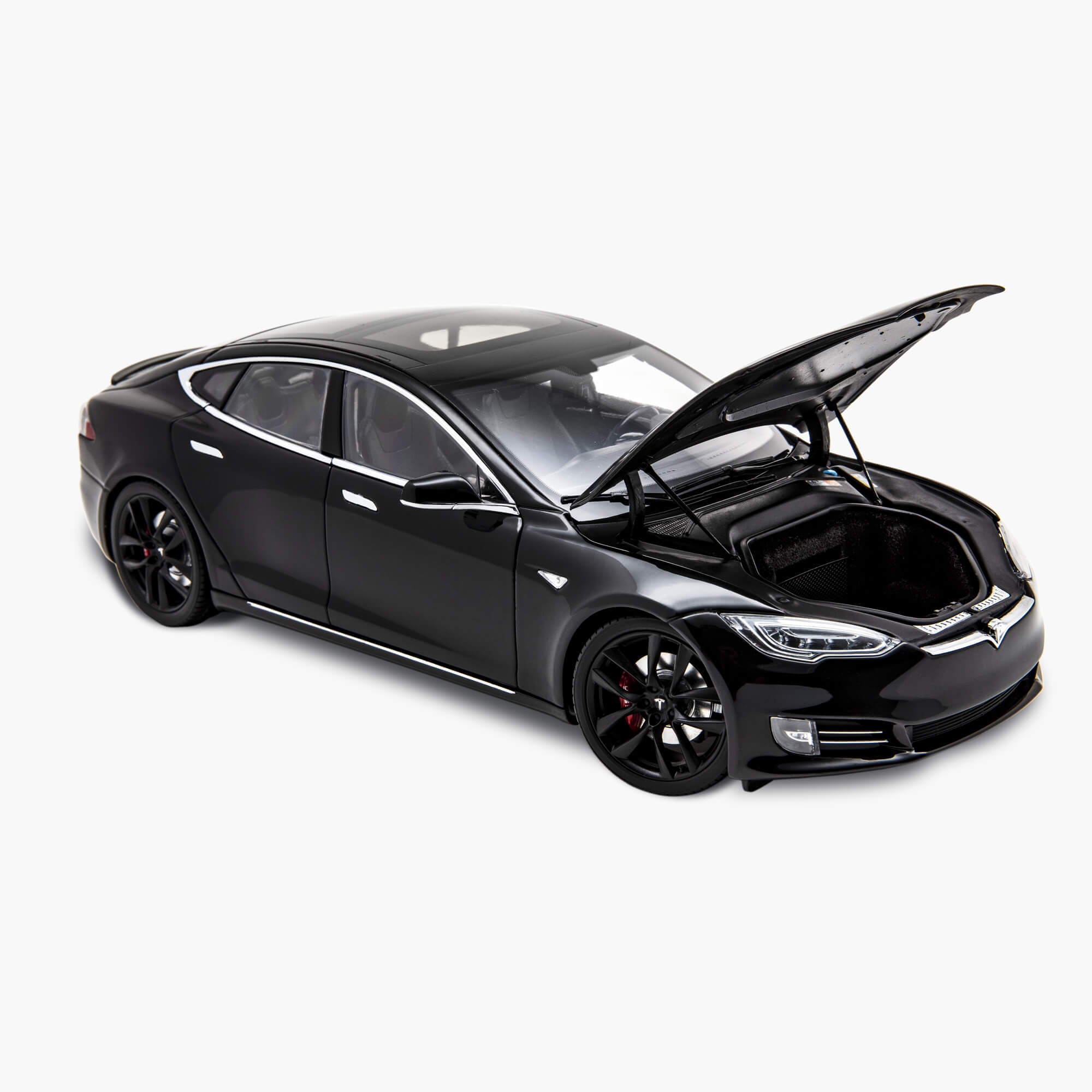 Tesla Model S Diecast 118 Scale Model S P100D Black Diecast & Toy Vehicles Toys