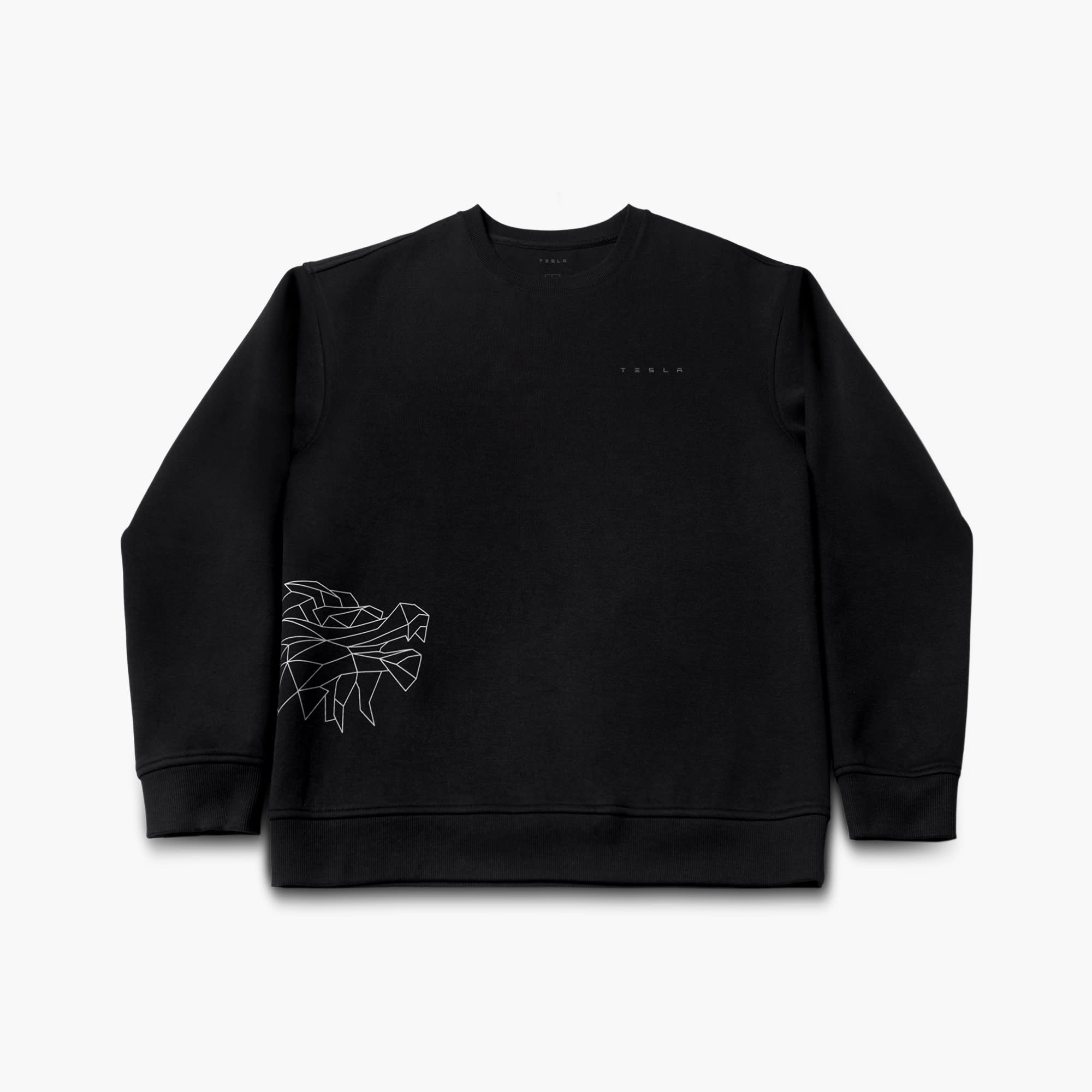 Tesla Dragon Year クルーネック スウェットシャツ