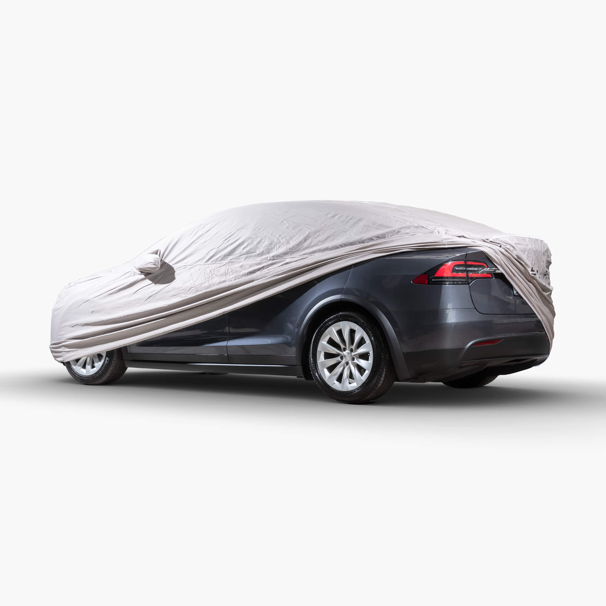 Outdoor Indoor All Season All Weather Waterproof Windproof Dust Snow Resistant Breathable and Durable Car Tarpaulin Car Covers for Tesla Model X 