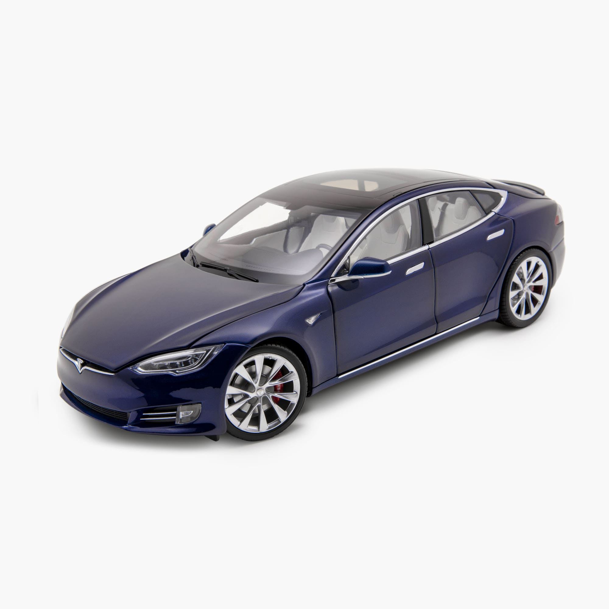 Maqueta de metal fundido a escala 1:18 del Model S