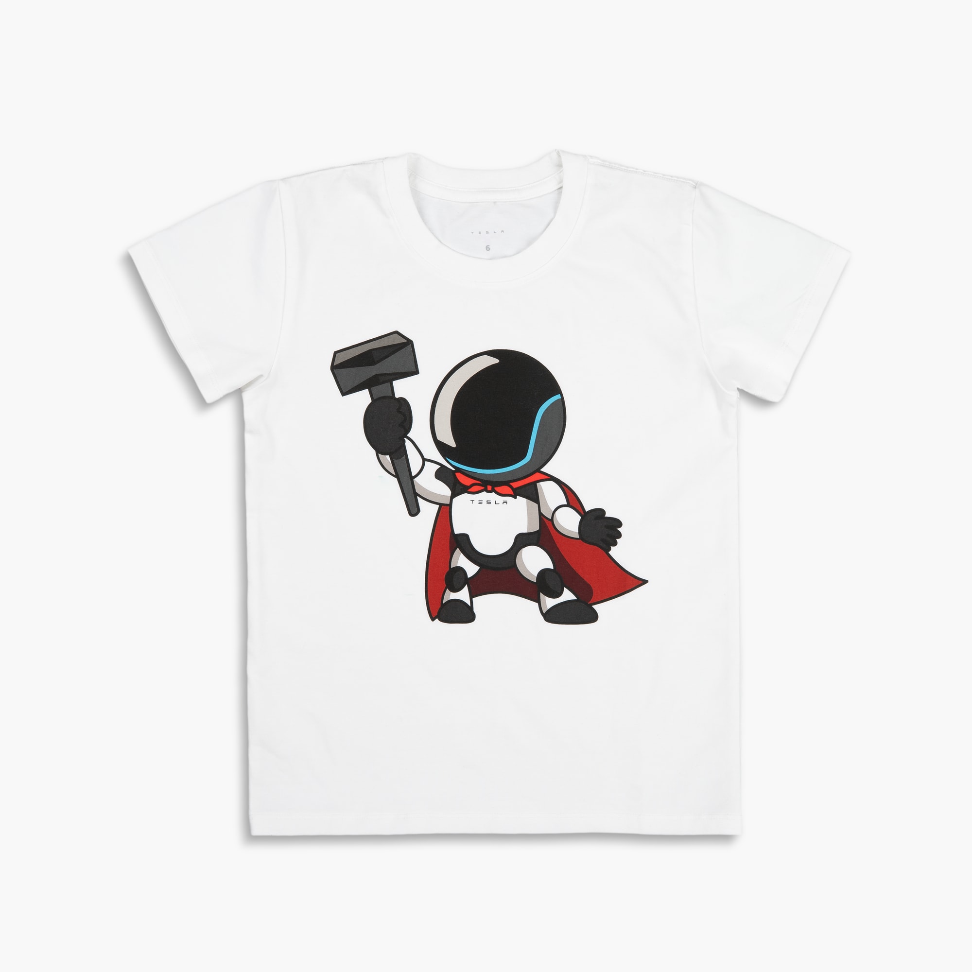 Kids Tesla Optimus Superhero Tee