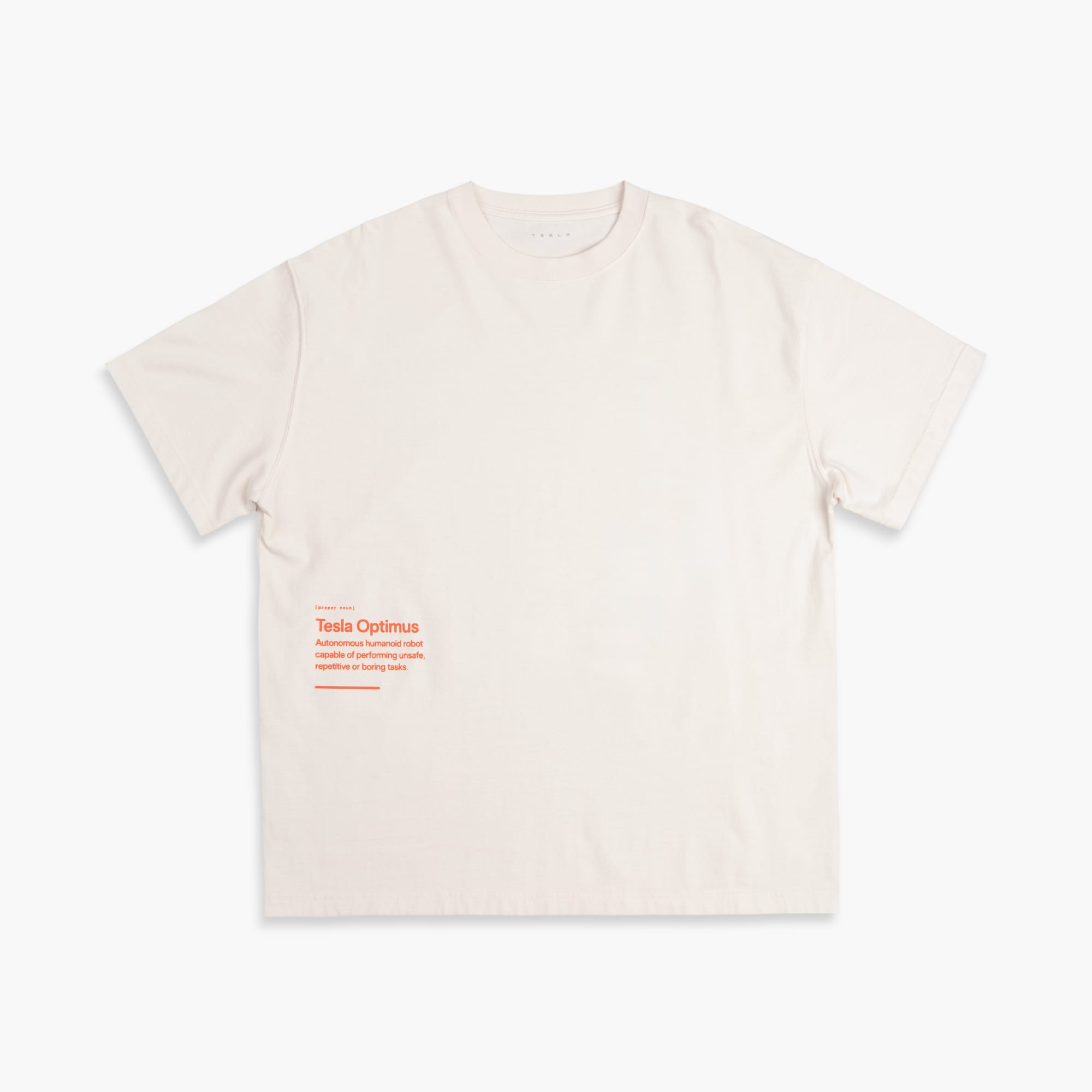 T-shirt Tesla Optimus Botsplained da uomo