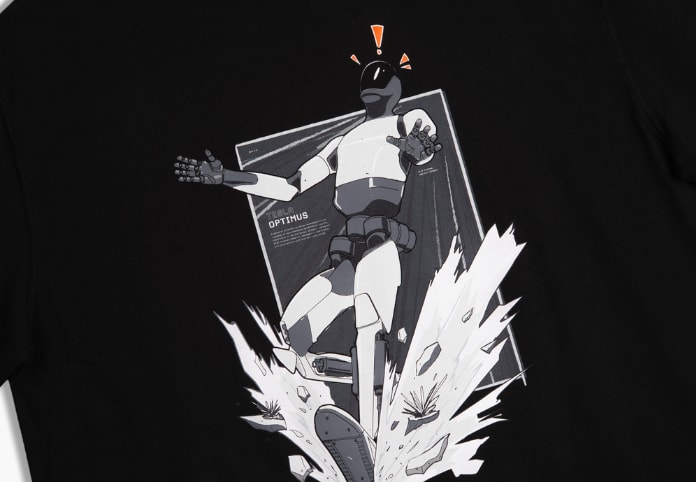 Tesla Optimus Electric Slide Tee